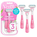 Gillette Venus Sensitive Women's Disposable Razors (3 Count)