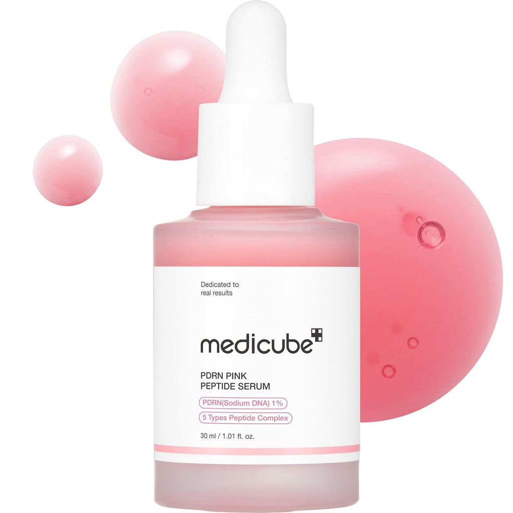 medicube PDRN Pink Peptide Serum with Salmon DNA, Hydrating & Firming Care (1.01 fl. oz)