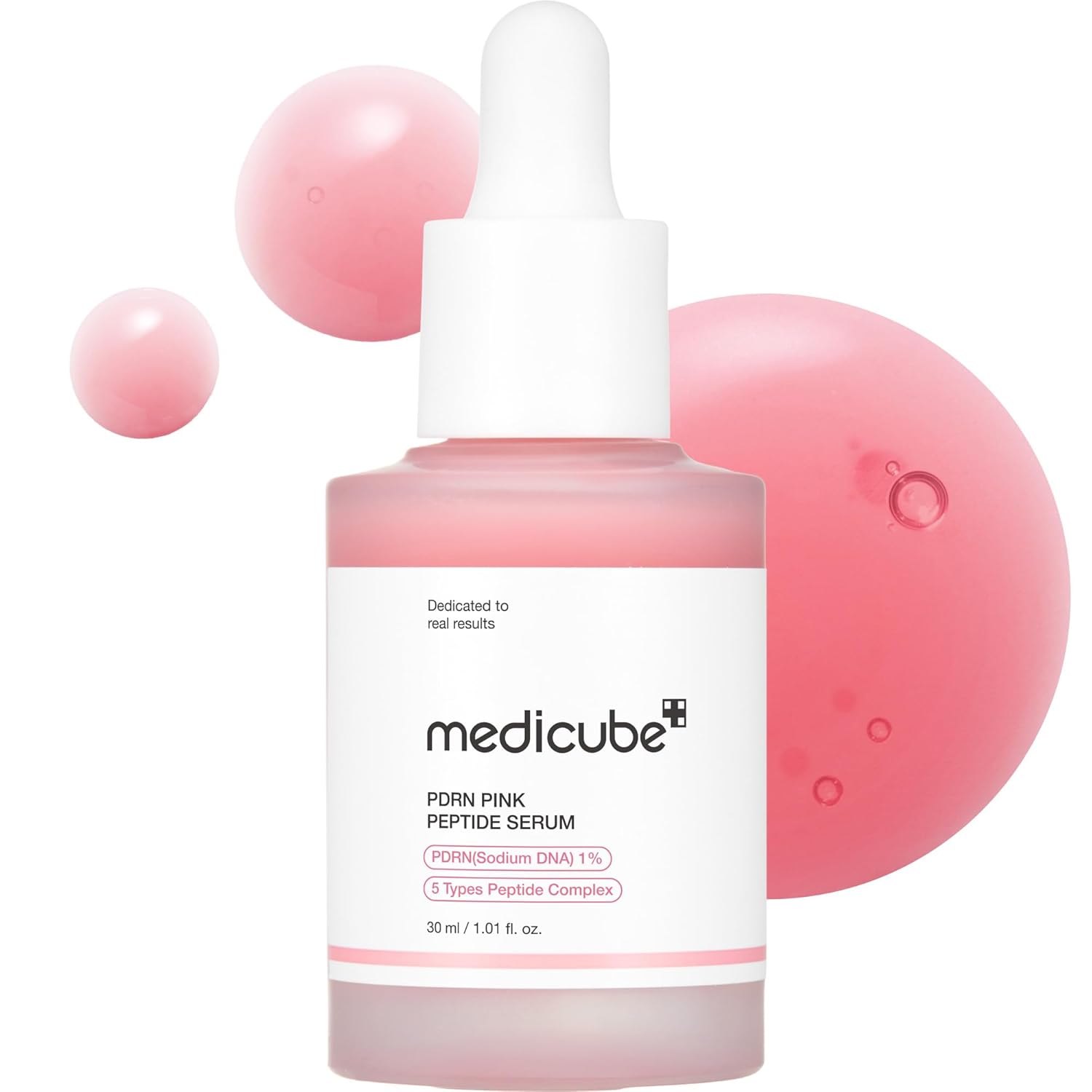 medicube PDRN Pink Peptide Serum with Salmon DNA, Hydrating & Firming Care (1.01 fl. oz)
