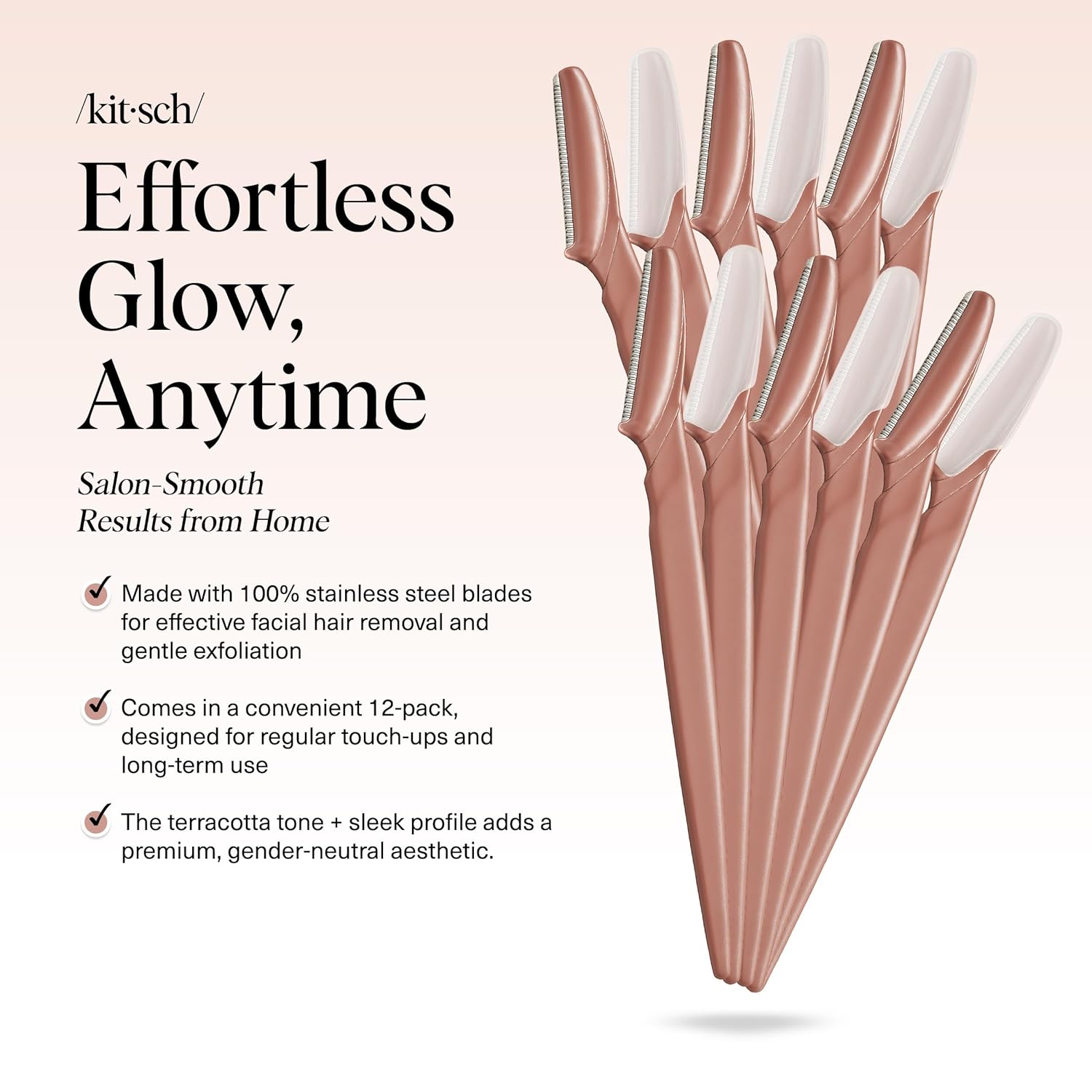 Kitsch Dermaplane Facial Razor Set