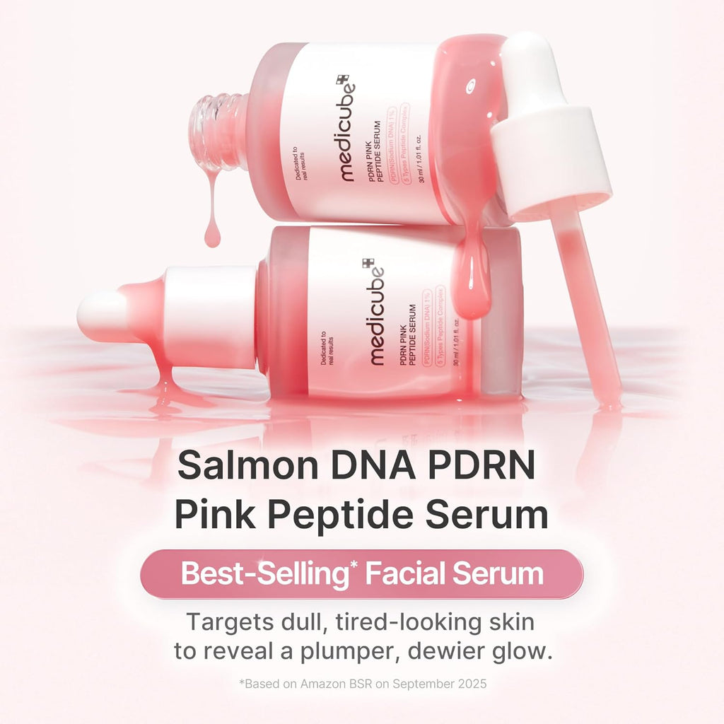 medicube PDRN Pink Peptide Serum with Salmon DNA, Hydrating & Firming Care (1.01 fl. oz)
