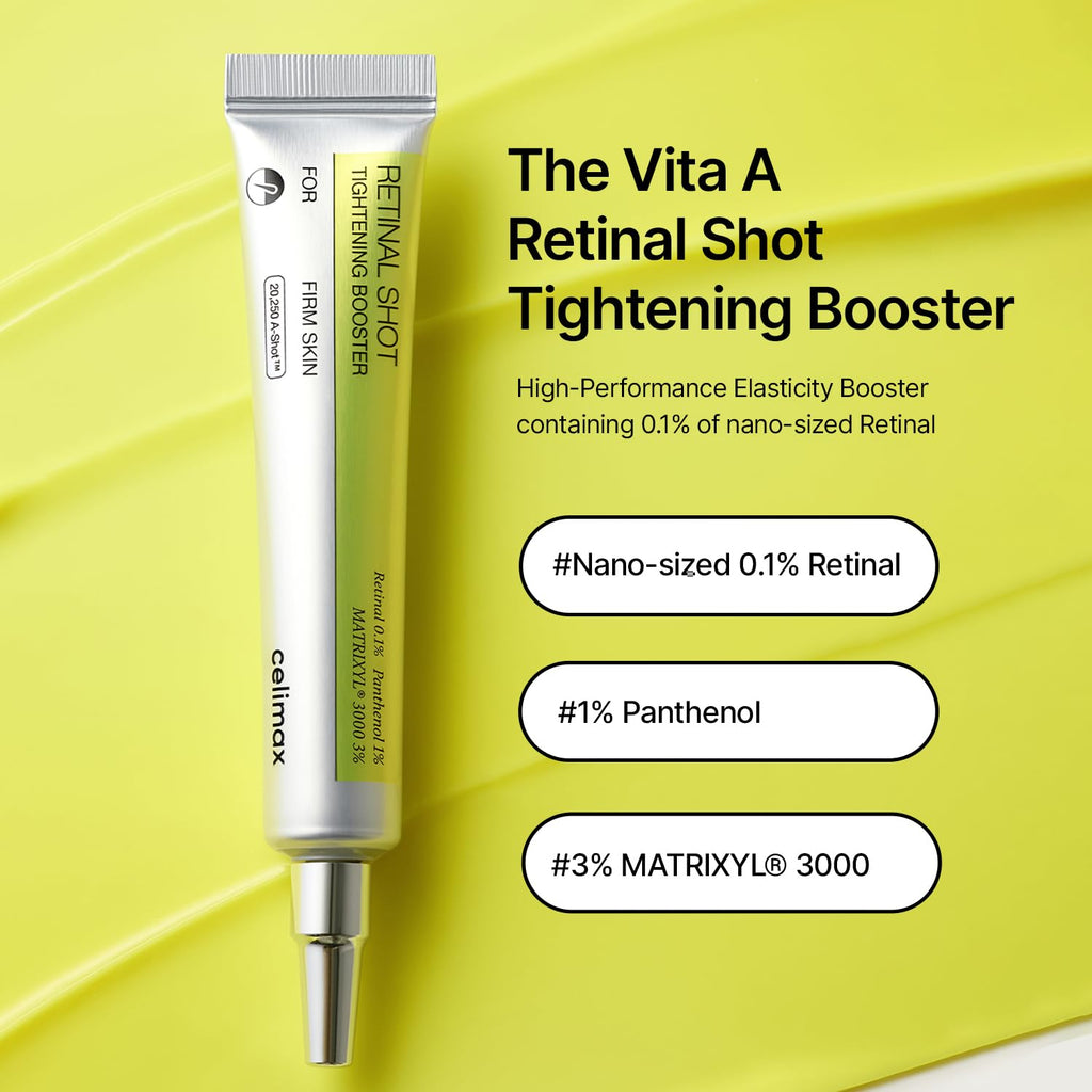 celimax The Vita A Retinal Shot Tightening Booster, High-Strength Anti-Aging Serum (15ml)