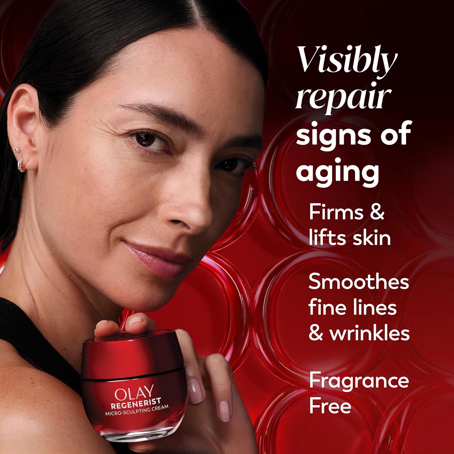 Olay Regenerist Micro-Sculpting Cream Fragrance-Free Face Moisturizer