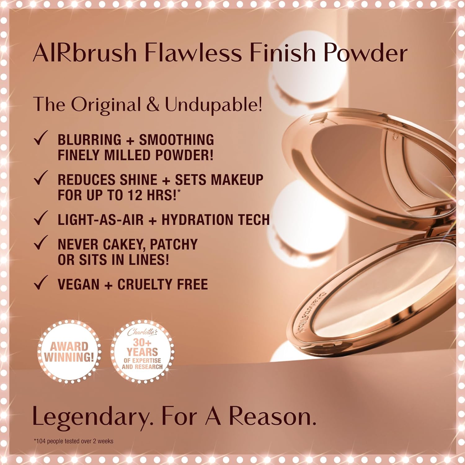 Charlotte Tilbury Airbrush Flawless Finish Setting Powder (2 Medium)