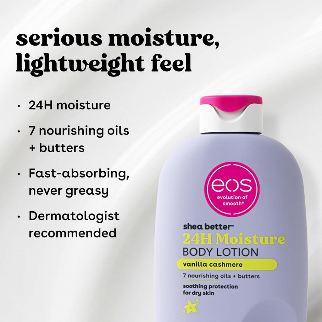 eos Shea Better 24-Hour Moisture Body Lotion (Vanilla Cashmere)
