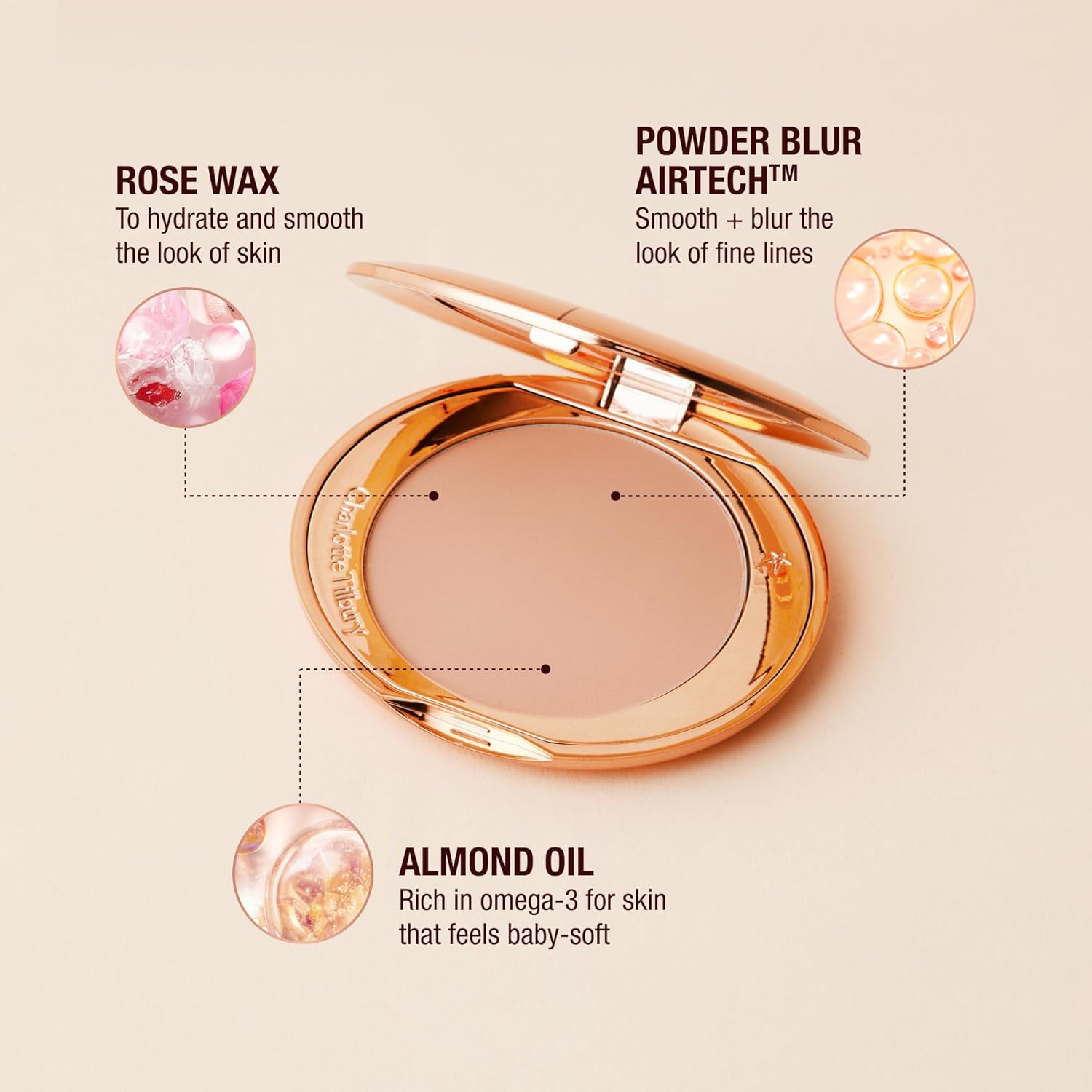 Charlotte Tilbury Airbrush Flawless Finish Setting Powder (2 Medium)
